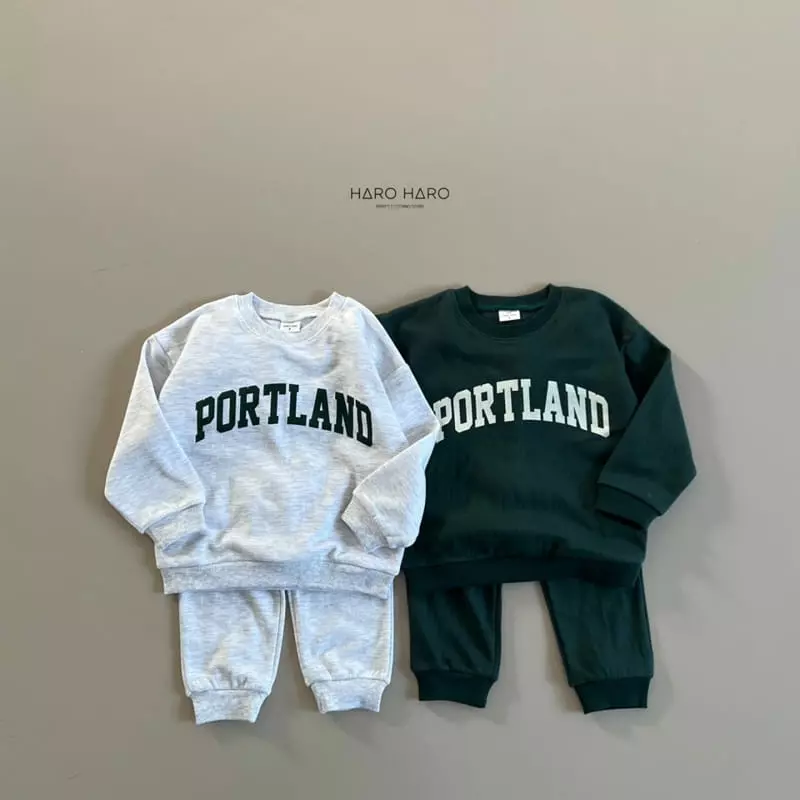 Haro Haro - Korean Children Fashion - #childrensboutique - Portland Top Bottom Set - 7