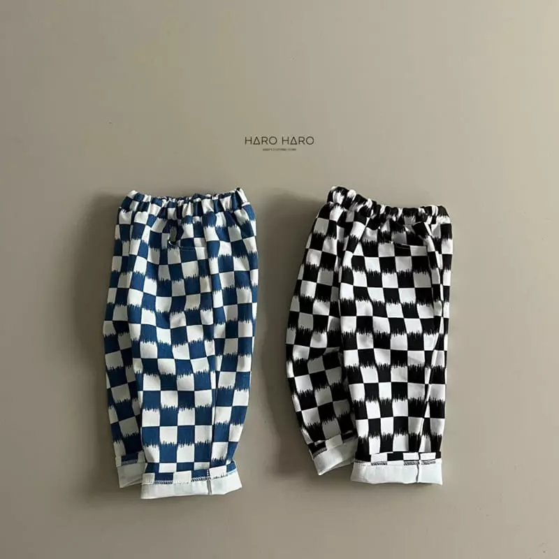 Haro Haro - Korean Children Fashion - #designkidswear - Bans Check Pants - 5
