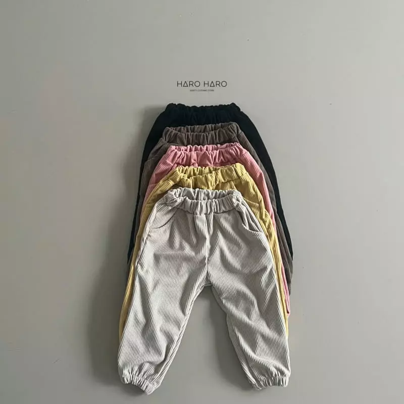 Haro Haro - Korean Children Fashion - #designkidswear - Rib Pants - 2