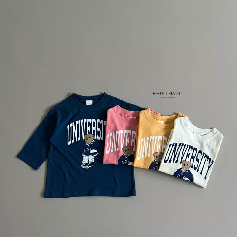 Haro Haro - Korean Children Fashion - #designkidswear - Univwersity Tee Mom