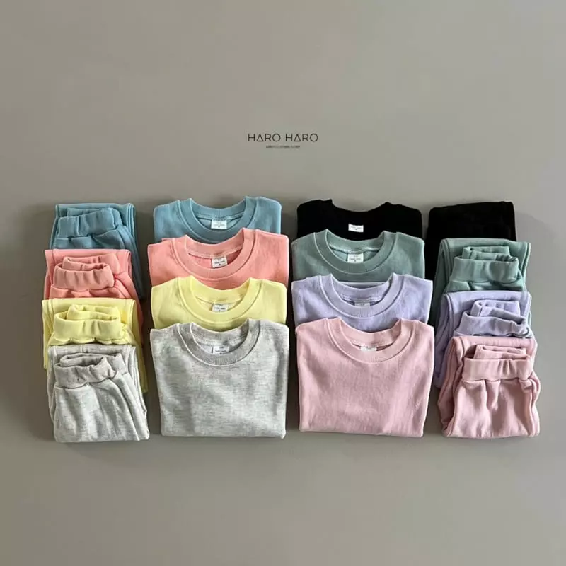 Haro Haro - Korean Children Fashion - #discoveringself - Palet Top Bottom Set - 7
