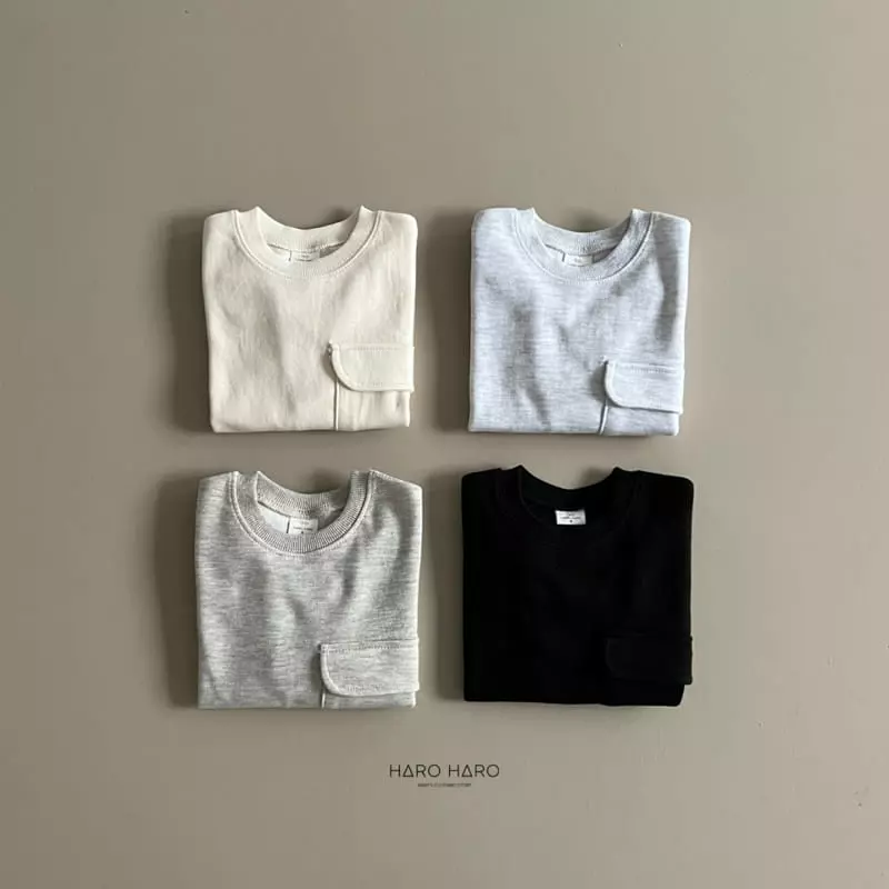 Haro Haro - Korean Children Fashion - #discoveringself - Gunbbang Pocket Sweatshirt - 6