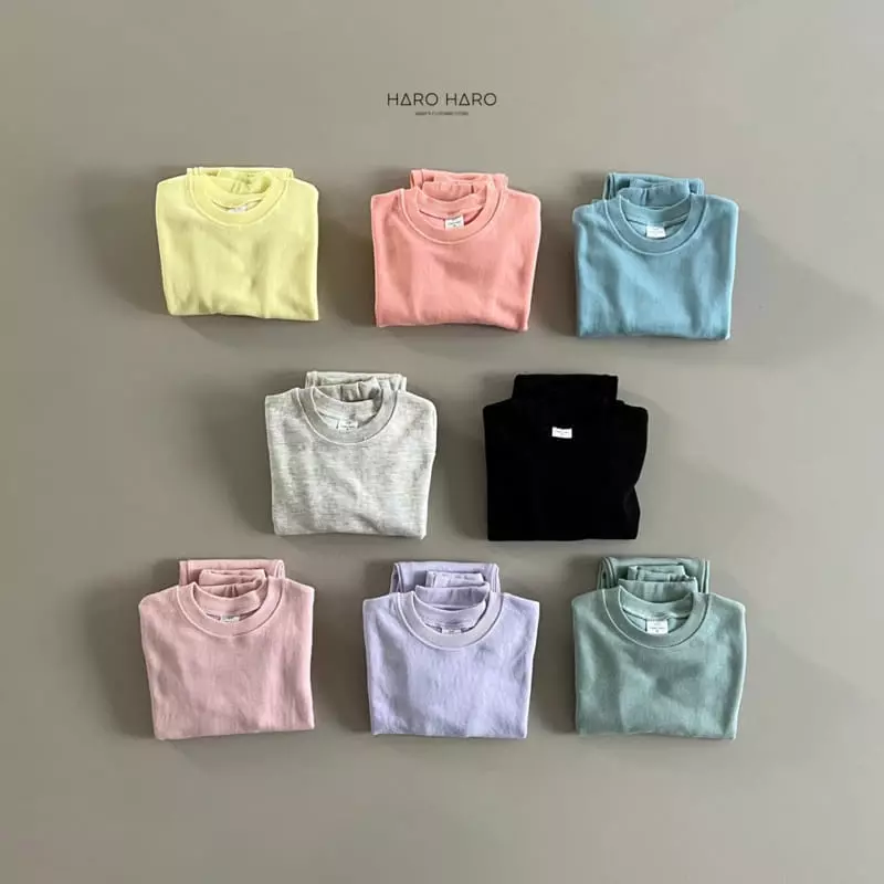 Haro Haro - Korean Children Fashion - #fashionkids - Palet Top Bottom Set - 8