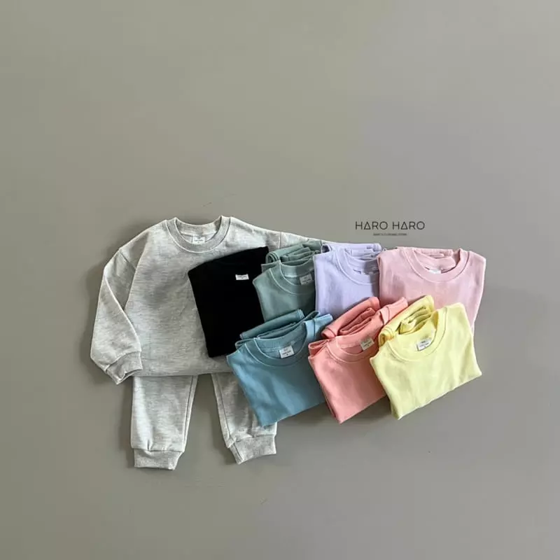 Haro Haro - Korean Children Fashion - #kidsshorts - Palet Top Bottom Set - 9