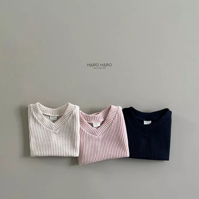 Haro Haro - Korean Children Fashion - #kidzfashiontrend - Pastel Knit Vest - 3