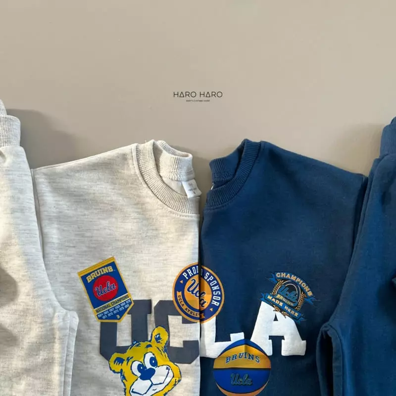 Haro Haro - Korean Children Fashion - #kidzfashiontrend - UCLA Top Bottom Set