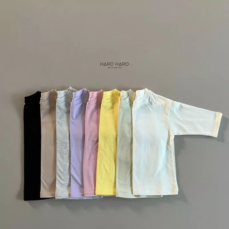 Haro Haro - Korean Children Fashion - #kidzfashiontrend - Spring Basic Tee - 3
