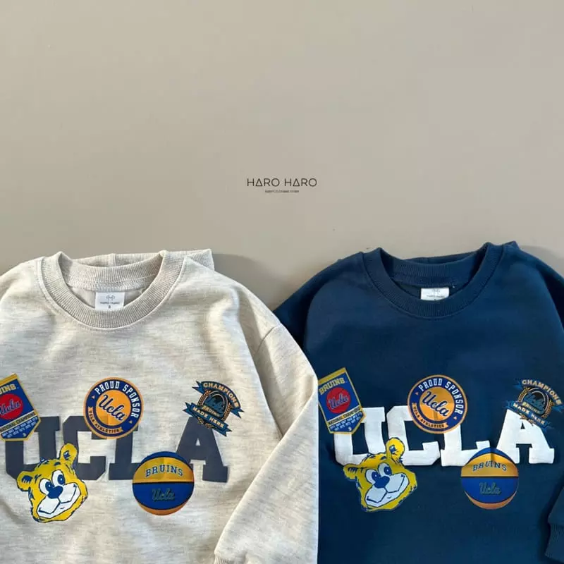 Haro Haro - Korean Children Fashion - #littlefashionista - UCLA Top Bottom Set - 3
