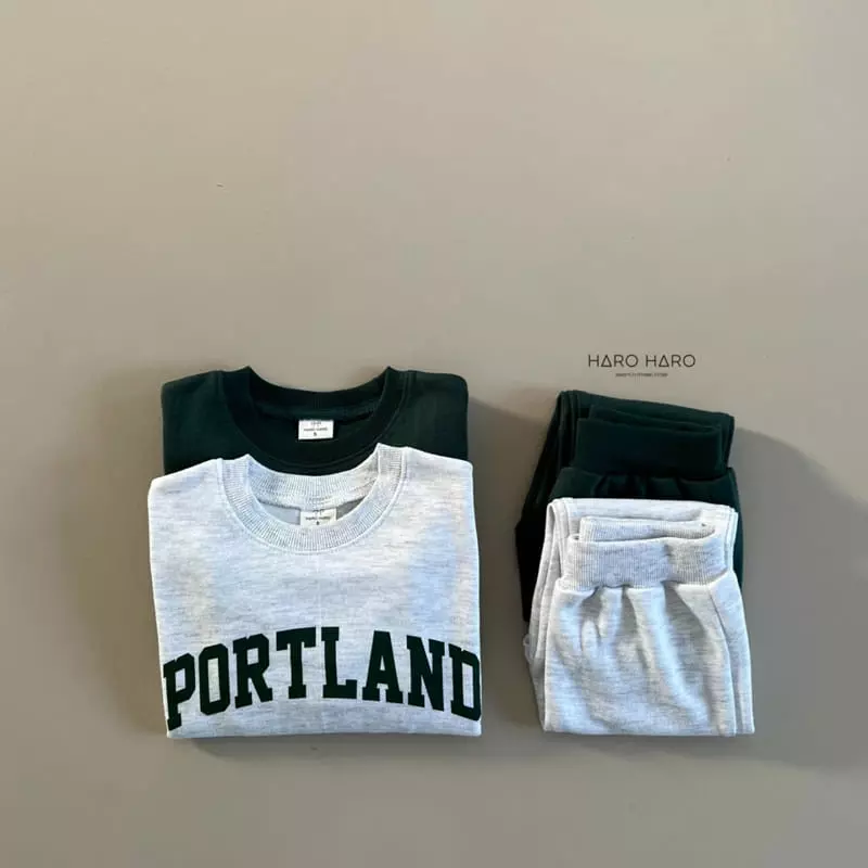 Haro Haro - Korean Children Fashion - #littlefashionista - Portland Top Bottom Set