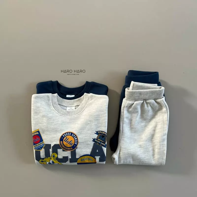 Haro Haro - Korean Children Fashion - #prettylittlegirls - UCLA Top Bottom Set - 6