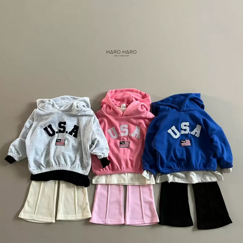 Haro Haro - Korean Children Fashion - #prettylittlegirls - Pintuck Bootscut Pants - 10