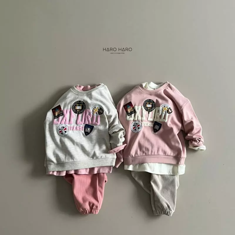Haro Haro - Korean Children Fashion - #stylishchildhood - Oxford Sweatshirt - 7