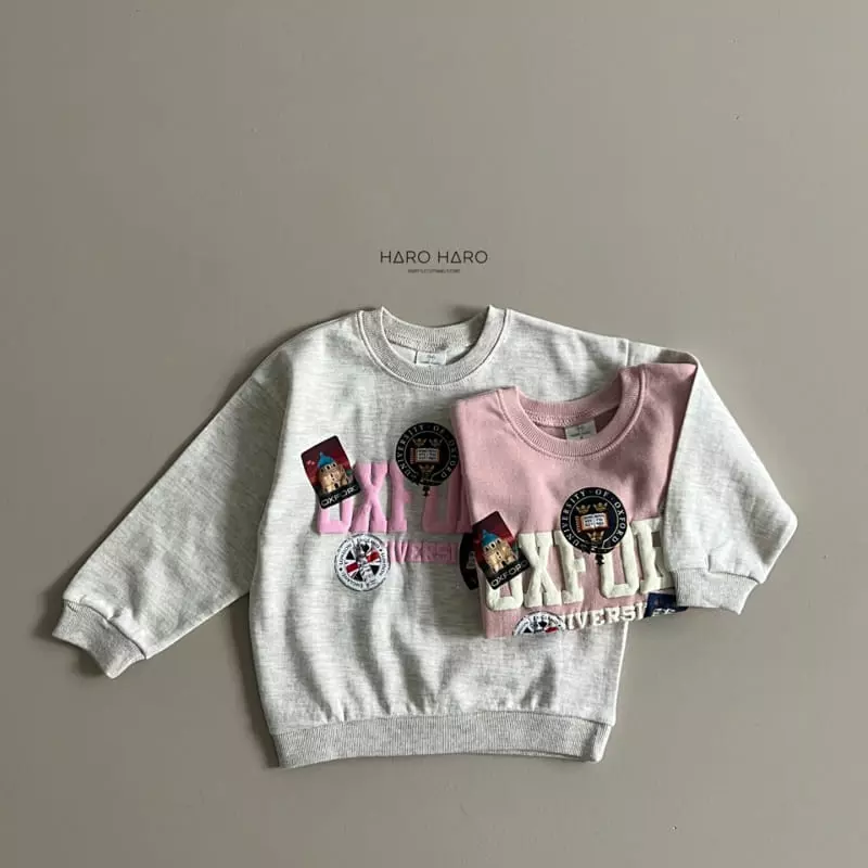 Haro Haro - Korean Children Fashion - #todddlerfashion - Oxford Sweatshirt - 5