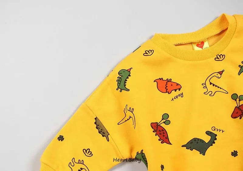 Heart Baby - Korean Baby Fashion - #babyfever - Dino Bodysuit - 11