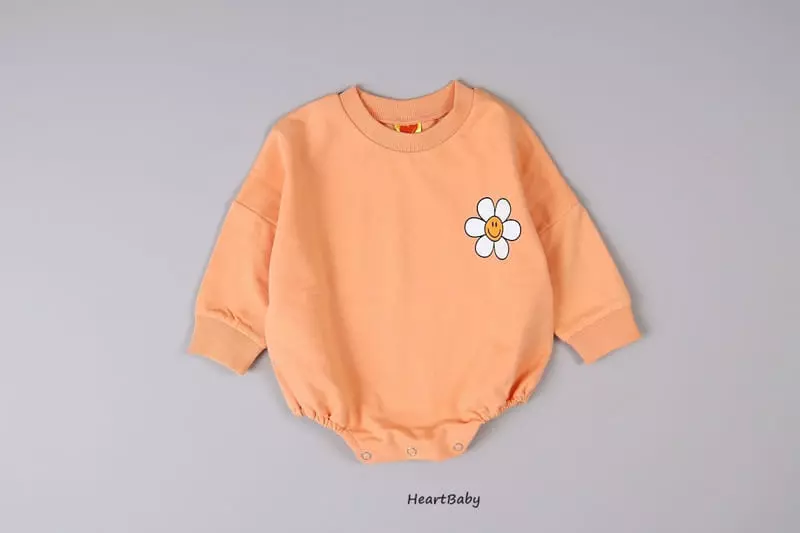 Heart Baby - Korean Baby Fashion - #babyoninstagram - Sun Flower Bodysuit - 12