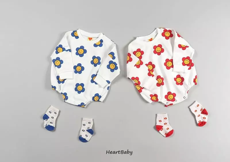Heart Baby - Korean Baby Fashion - #babywear - Daisy Bodysuit - 2