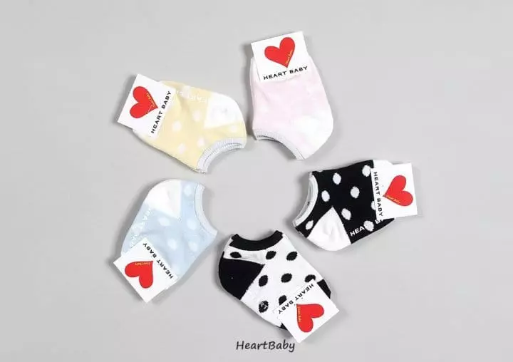 Heart Baby - Korean Children Fashion - #Kfashion4kids - Dot Socks - 7
