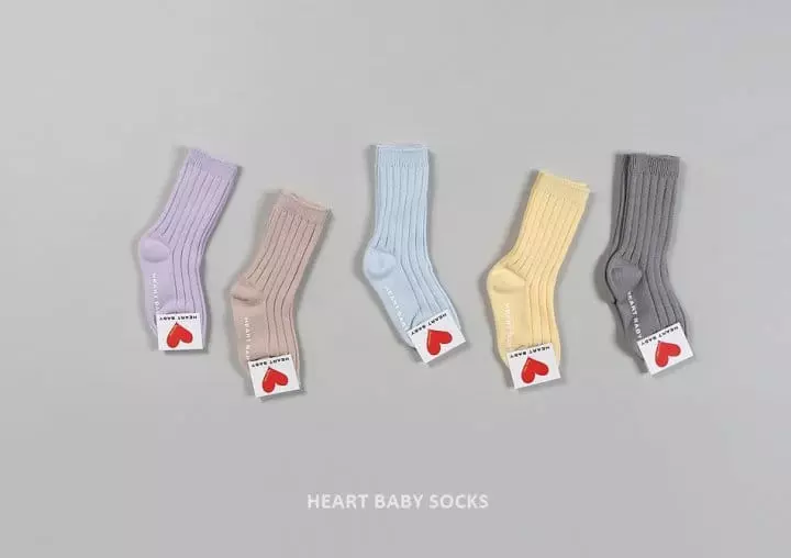 Heart Baby - Korean Children Fashion - #Kfashion4kids - Pastel Boodle Socks - 2