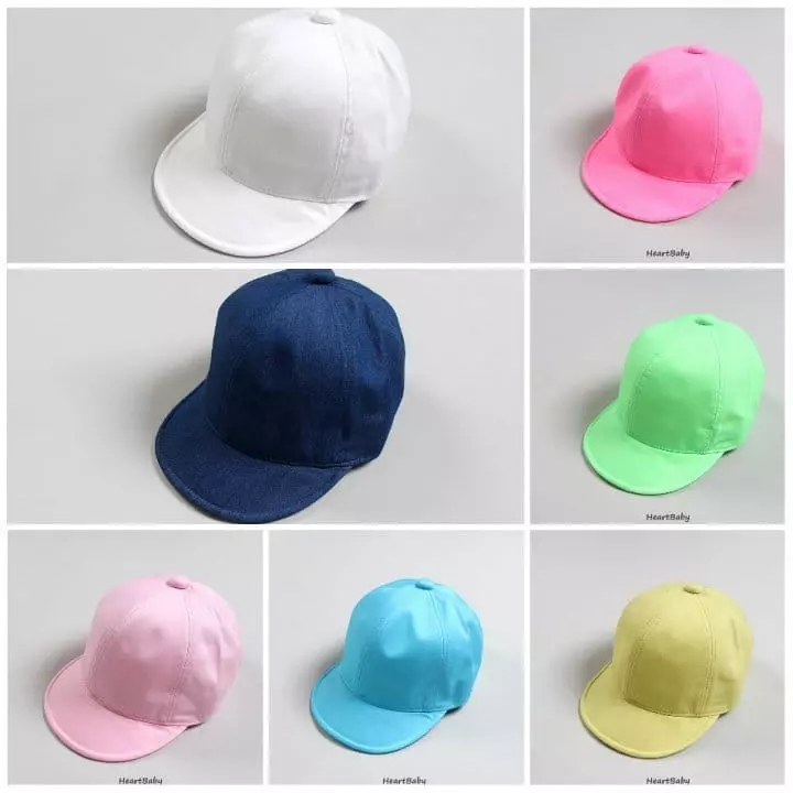 Heart Baby - Korean Children Fashion - #childofig - Heart Color Cap