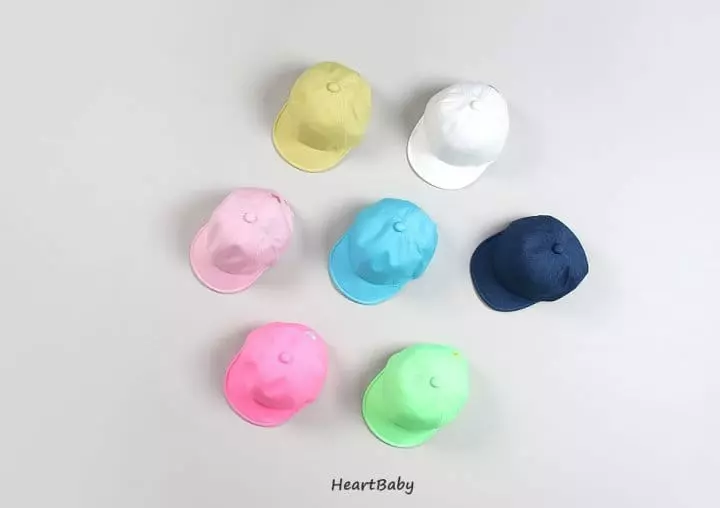 Heart Baby - Korean Children Fashion - #designkidswear - Heart Color Cap - 4