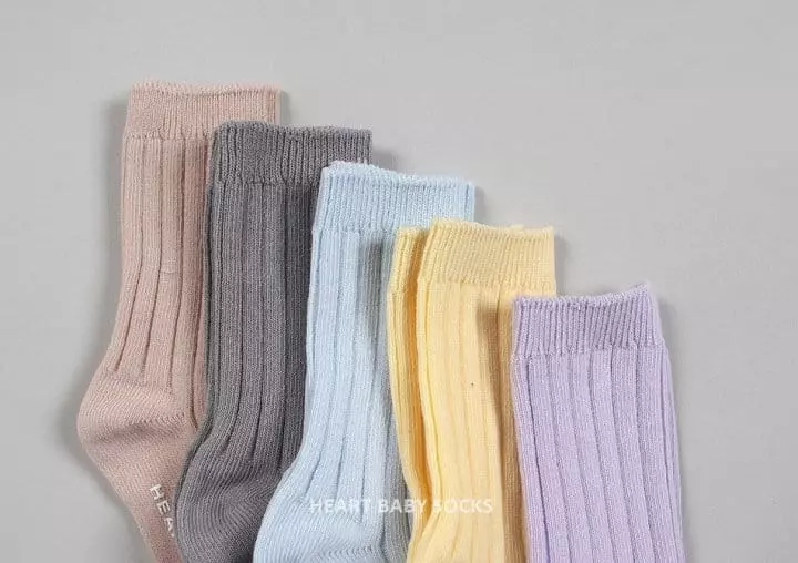 Heart Baby - Korean Children Fashion - #kidzfashiontrend - Pastel Boodle Socks