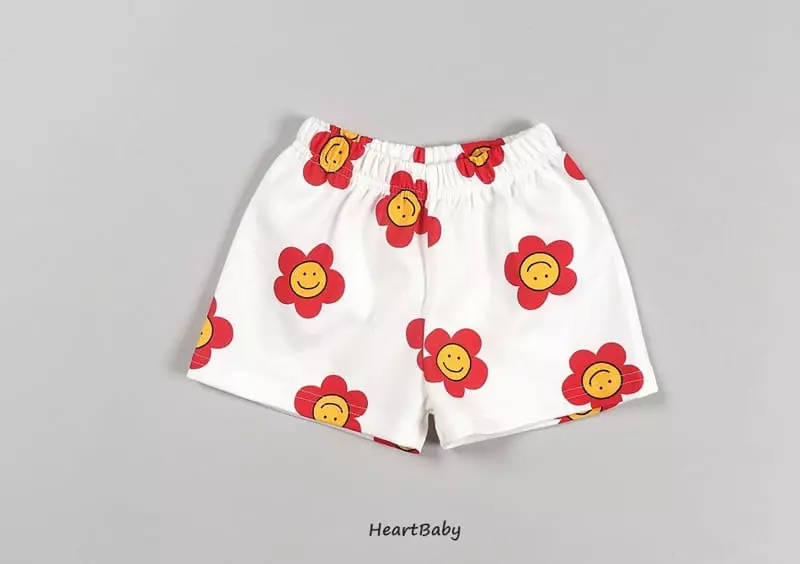 Heart Baby - Korean Children Fashion - #littlefashionista - Dasiy Shorts Top Bottom Set - 11