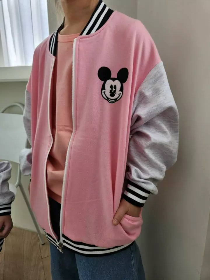 Heart Baby - Korean Children Fashion - #magicofchildhood - Mickey Base Ball Jumper - 7