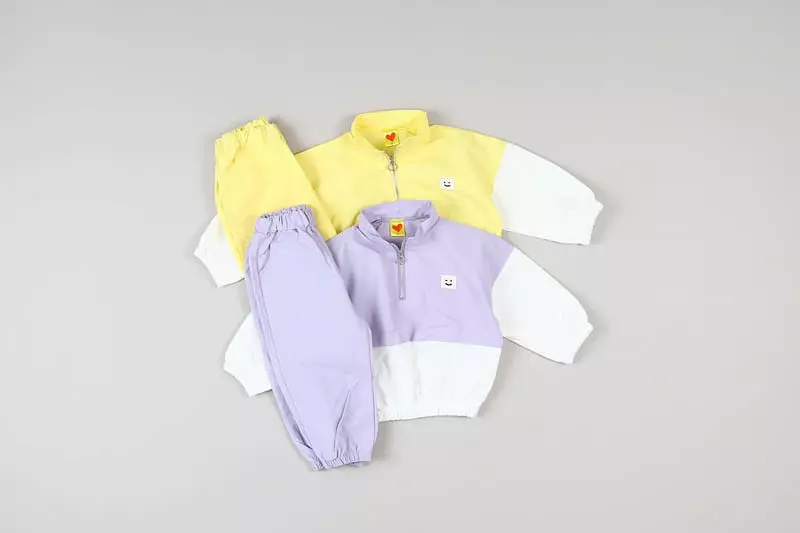 Heart Baby - Korean Children Fashion - #minifashionista - Anorak Top Bottom Set