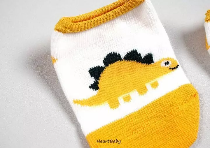 Heart Baby - Korean Children Fashion - #minifashionista - Dino Socks  - 11