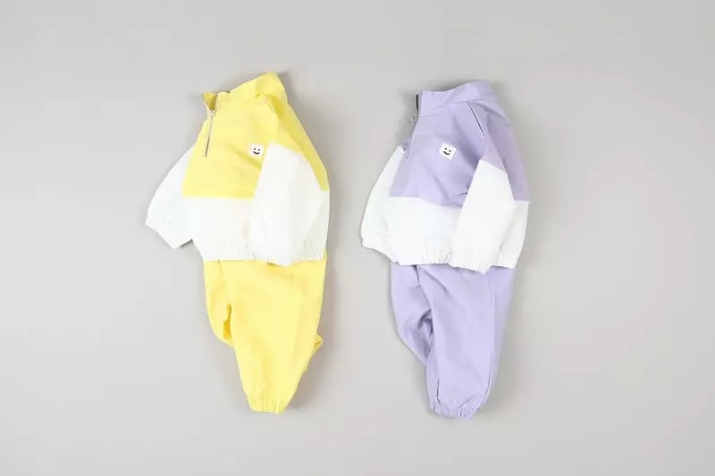 Heart Baby - Korean Children Fashion - #prettylittlegirls - Anorak Top Bottom Set - 2