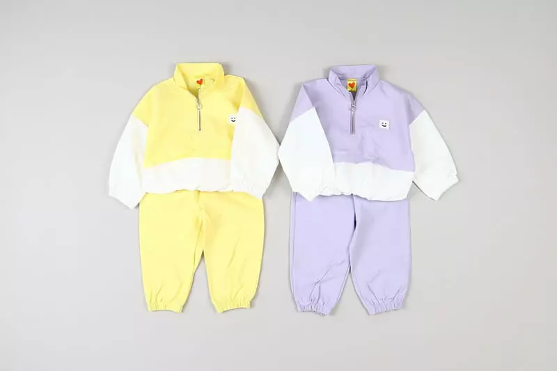 Heart Baby - Korean Children Fashion - #todddlerfashion - Anorak Top Bottom Set - 3