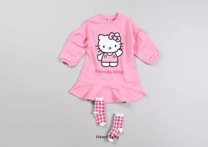 Heart Baby - Korean Children Fashion - #todddlerfashion - Kitty One-piece - 11