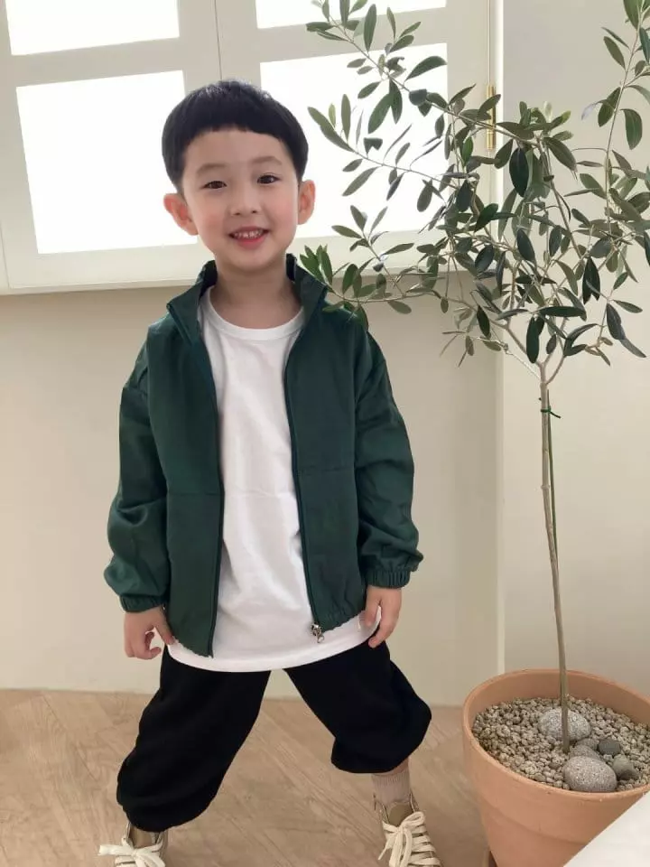 Heart Baby - Korean Children Fashion - #todddlerfashion - Color Windbreaker Jumper - 9