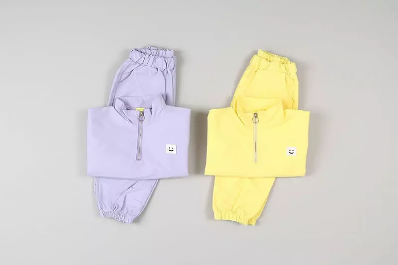 Heart Baby - Korean Children Fashion - #todddlerfashion - Anorak Top Bottom Set - 4