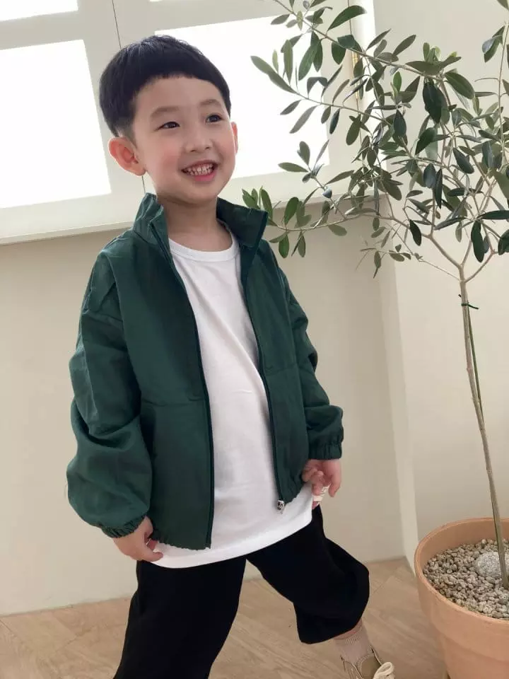 Heart Baby - Korean Children Fashion - #toddlerclothing - Color Windbreaker Jumper - 10