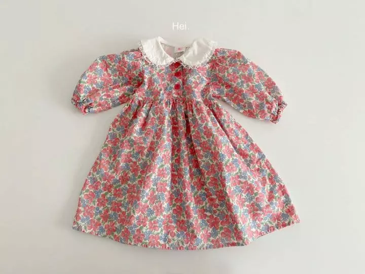 Hei - Korean Children Fashion - #Kfashion4kids - Floral One-piece - 3