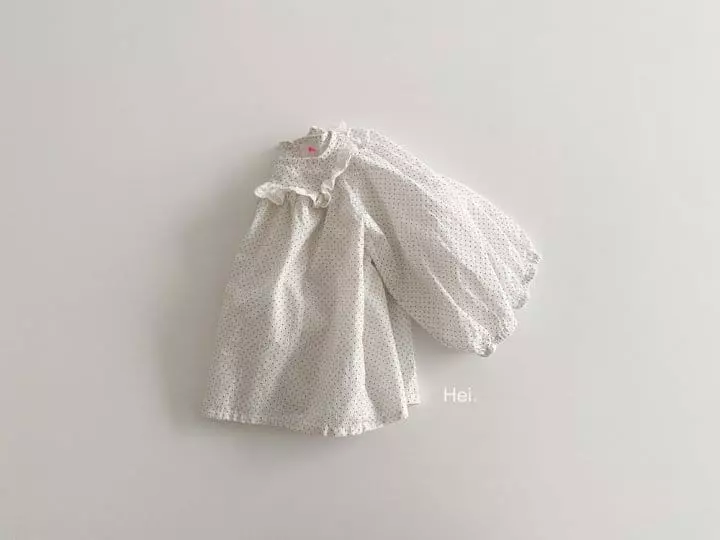 Hei - Korean Children Fashion - #childofig - Freckle Blouse - 9
