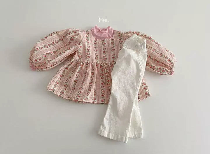 Hei - Korean Children Fashion - #childofig - Berry Blouse - 4