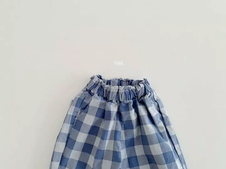 Hei - Korean Children Fashion - #discoveringself - Checks Pants