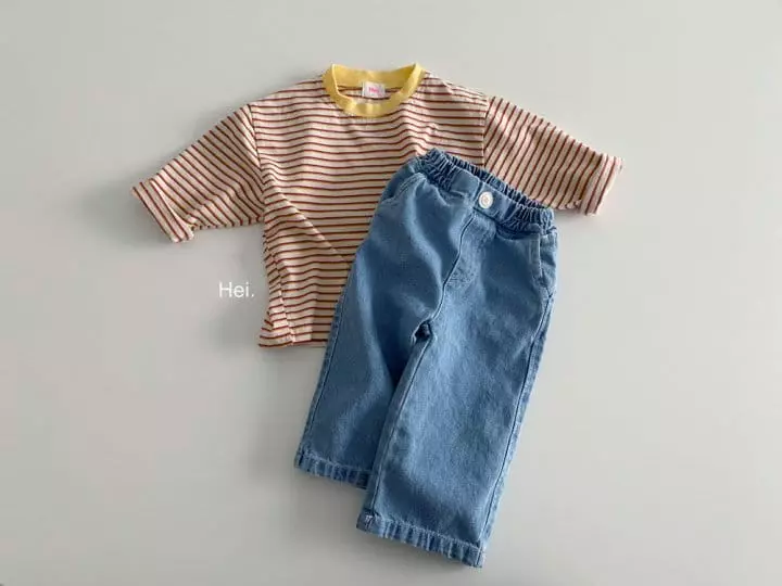 Hei - Korean Children Fashion - #discoveringself - Color Stripes Tee - 10