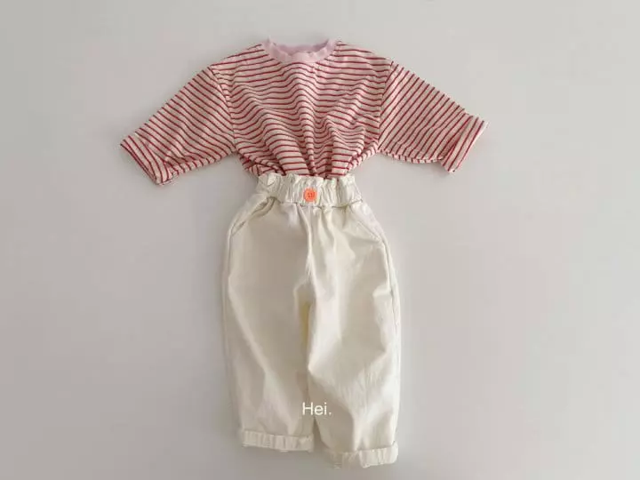 Hei - Korean Children Fashion - #fashionkids - Color Stripes Tee - 11