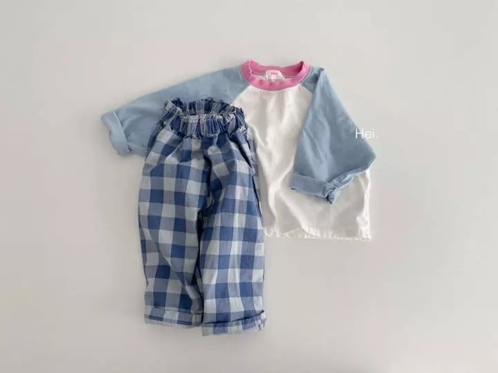 Hei - Korean Children Fashion - #kidsshorts - Checks Pants - 3