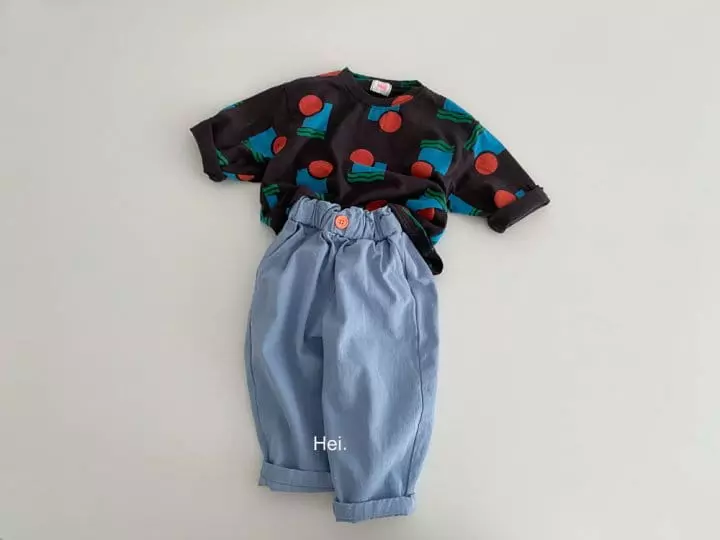 Hei - Korean Children Fashion - #kidsshorts - Dong Dong Tee - 8