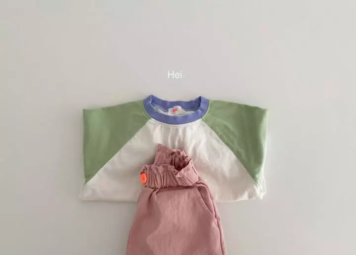 Hei - Korean Children Fashion - #kidsshorts - Raglan Tee - 7