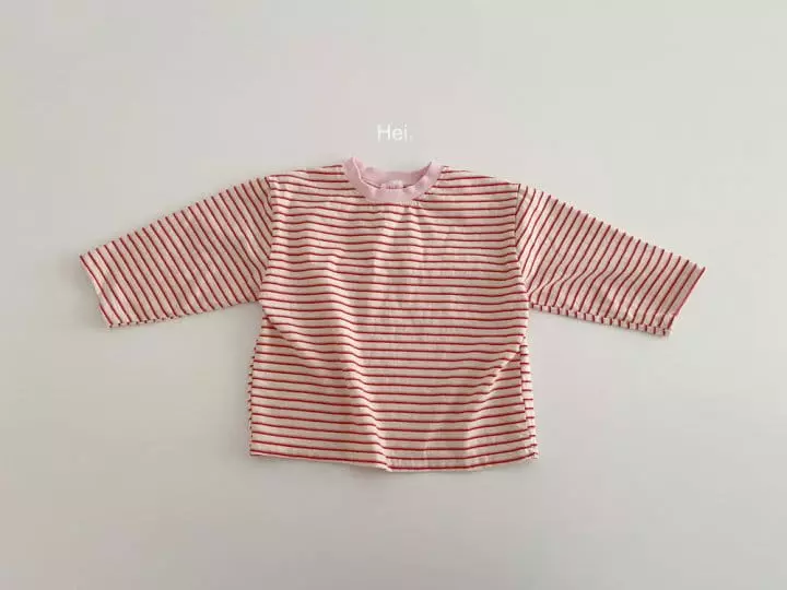 Hei - Korean Children Fashion - #littlefashionista - Color Stripes Tee - 2