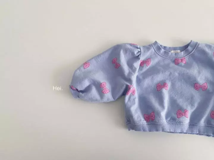 Hei - Korean Children Fashion - #magicofchildhood - Ribbon Sweatshirt