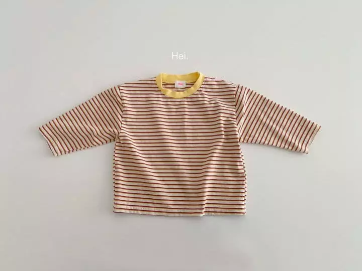 Hei - Korean Children Fashion - #magicofchildhood - Color Stripes Tee - 4
