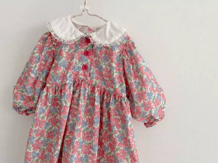 Hei - Korean Children Fashion - #prettylittlegirls - Floral One-piece - 7