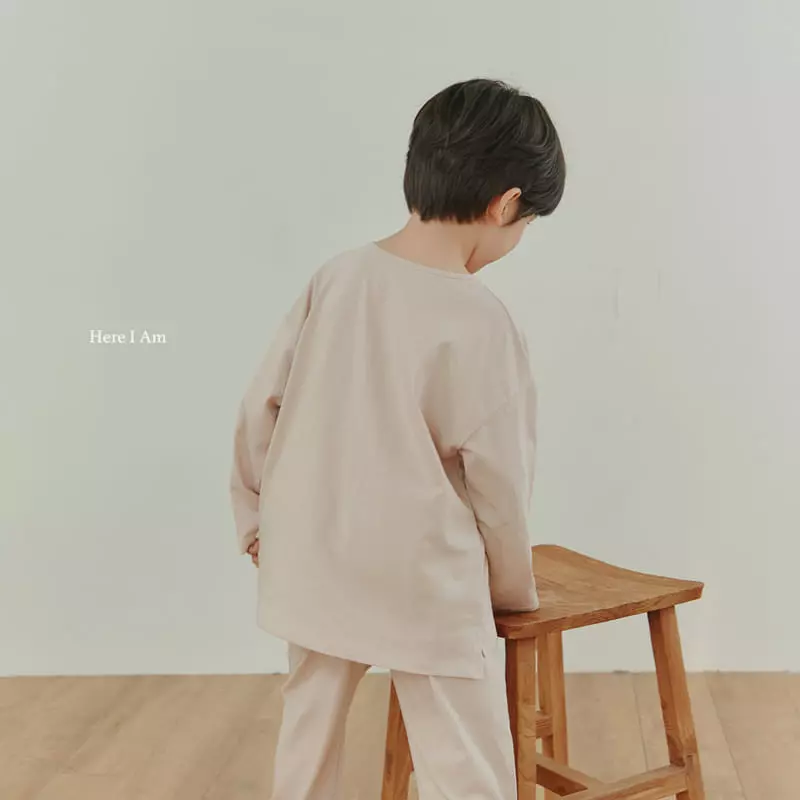 Here I Am - Korean Children Fashion - #minifashionista - Elle Overfit Top Bottom Set - 5