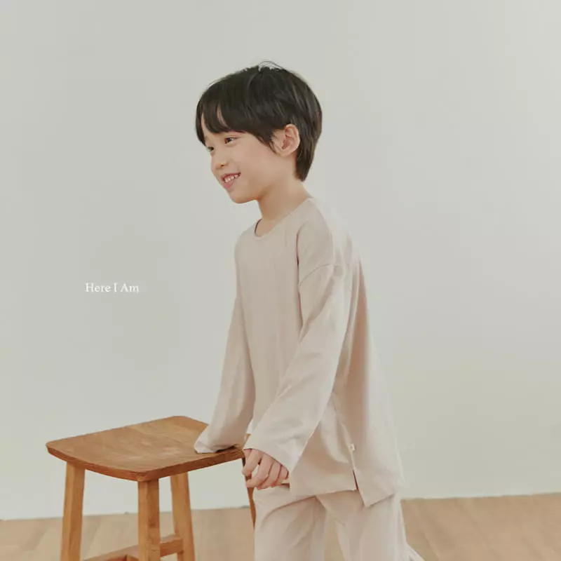 Here I Am - Korean Children Fashion - #todddlerfashion - Elle Overfit Top Bottom Set - 7